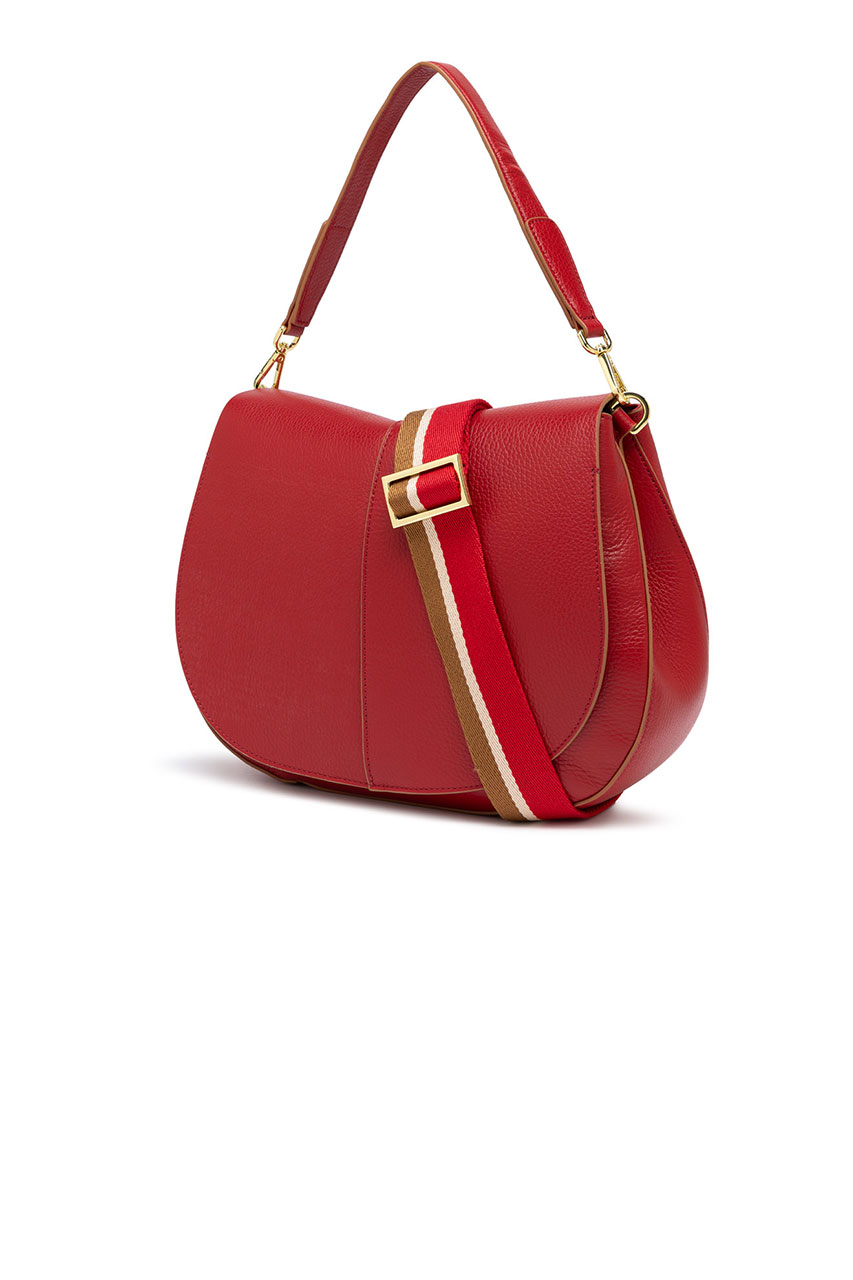 Borsa big in pelle color cherry