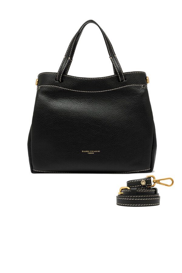 Tote bag in pelle Nero