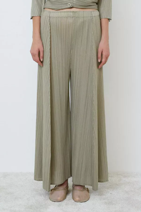 Pantalone palazzo plissettato