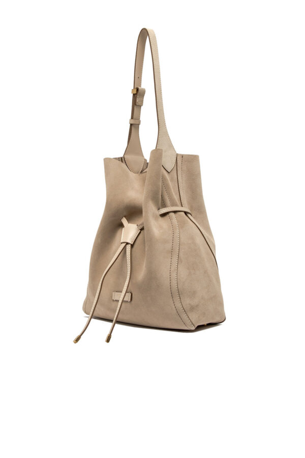Borsa Sienna scamosciata nude Chiarini