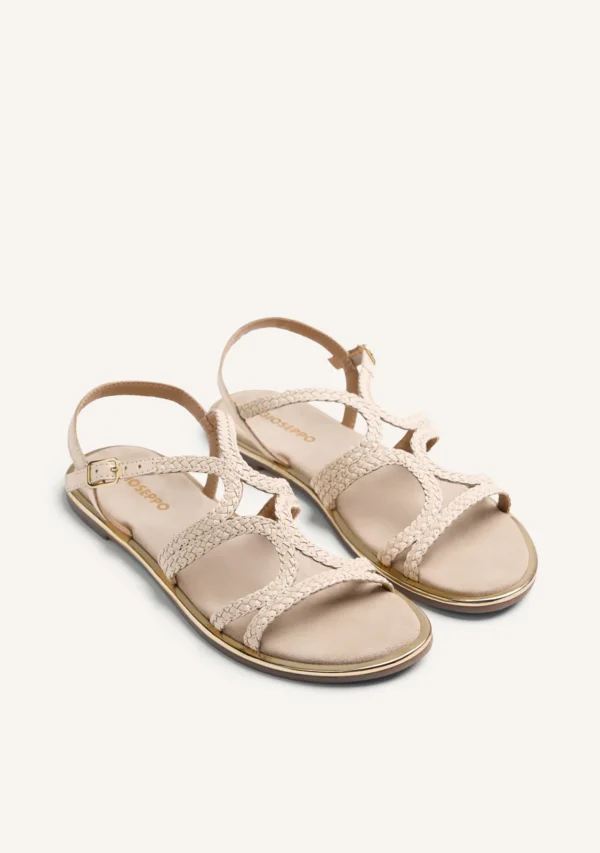 Sandali Nekubu in pelle intrecciata di Gioseppo