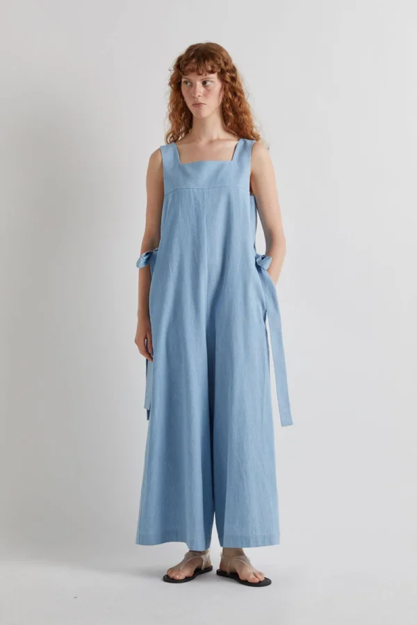 Tuta salopette con gamba ampia di Meimeij