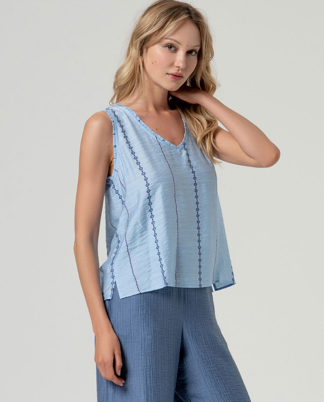 Top con micro-volant di BSB